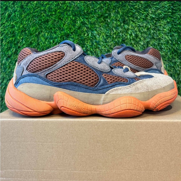 adidas gazelle silver green womens Shop Blue Mens adidas Yeezy 500 High Top Sneakers – Shoebacca main image 1